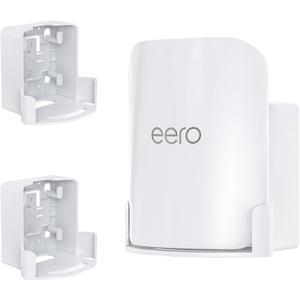 Wall Mount for eero Pro 7 Tri-band Mesh Wi-Fi 7 Router  Space-Saving Holder with Cable Management, Easy to Install Includes Screws, Compatible Only with eero Pro 7 for Wall & Outlet Mounting (2 Pack)