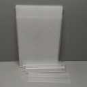 3 Pack Acrylic Sign Holder Horizontal 11 x 17 Inches, Clear Table Photo Menu Display Stand T Shaped Sign Holder Double Sided Picture Flyer Sign Holder for Office Restaurant Store (3)