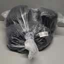 Sasttie Reading Pillow, Velvet Back Pillow for Bed Sitting Up, Adult Back-Rest Support Cushion with Arms for Sit Up on Couch, Sofa, and Floor, Dorm Essentials, Reading Accessories, Black (Standard (18-Inch))