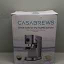 CASABREWS 5418 PRO Espresso Machine 20 Bar, Upgraded Espresso Maker with Powerful Steam Milk Frother, Stainless Steel Coffee Machine with Fast Heating System for Cappuccino, Latte, Silver