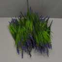 Artificial Plants Outdoor, 24PCS Lavender Artificial Flowers, UV Resistant Fake Flowers, Faux Flowers for Outdoor Planters for Home Garden Outside Porch Decor (Color15)