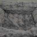 Cat Couch Bed for Indoor Cats - Orthopedic Cat Sofa with Supportive Egg Foam, Fluffy Cute Faux Fur Removable Washable Cover and Non-Slip Bottom, Grey