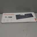 Lenovo 100 Wireless Compact Keyboard Cordless Keyboard for PC & Laptop with Windows Silent Keys Full-Size Layout with Numeric Keypad Plug & Play USB Receiver Portable, Black