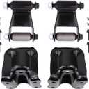 Rear Leaf Spring Hanger Bracket and Shackle Kit for Ford Bronco F-150 F-250 F-350 1980-1997