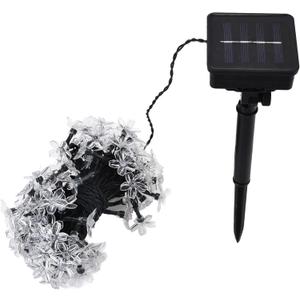Flower Shape 39ft 100LED Bubble Ball Solar Power Outdoor String Lights Waterproof High Temperature Resistance for Tree,Solar String Light, Patio, Garden, Party Decoration, Solar String Light, Fl (Defult)