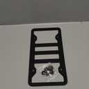 TACTILIAN Silicone Topo License Plate Frame | Scratchproof Topography License Plate Frame [2024] All Weather Proof License Plate Holder for Car | Topo Embossed Plate Frame for Auto Truck SUV