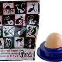 POPETPOP 4pcs Cat Snacks Candy - Catnip Wall Ball Cat Treats cat nip Toys Catnip Candy Catnip Ball Wall Mount- Kitten Licking Sweet Ball Treats Lickable Candy