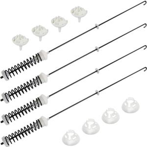 W10780045 Suspension Rod Kit Replacement For Roper RTW4516FW1 RTW4516FW2 RTW4641BQ0 RTW4641BQ1 VAW3584GW0 VAW3584GW1 WET4027HW0 WETLV27HW0 WETLV27HW1 WGT4027HW0 WGTLV27HW0 WGTLV27HW1 WTW4616FW0 Washer