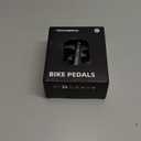 ROCKBROS MTB Mountain Bike Pedals Compatible with SPD Mountain Bike Dual Function Sealed Clipless Aluminum Bicycle Flat Platform 9/16" Pedals with Cleats for Road, MTB, Mountain Bikes (Titanium)