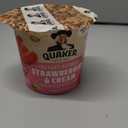 Quaker Express Cups, Strawberry & Cream, 12 Count 1.51 Ounce (Pack of 12) (BBD: 27July2026)