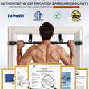 Ally Peaks Pull Up Bar for Doorway | Thickened Steel Max Limit 440 lbs Upper Body Fitness Workout Bar| Multi-Grip Strength for Doorway | Indoor Chin-Up Bar Fitness Trainer for Home Gym Portable