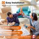 addlon Ceiling Fans with Lights, 42 Inch Low Profile Ceiling Fan with Light And Remote Control, Flush Mount, Reversible, 3CCT, Dimmable, Quiet, White Small Ceiling Fan for Bedroom Indoor/Outdoor Use