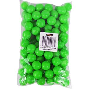 Fairly Odd Novelties 3/4" Mini Ping Pong/Table Tennis/Beer Pong Round Balls (100 Pack), 19mm, Green