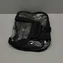 Double -Deck Clear Lunch Bag for Work with Adjustable Shoulder Strap and Top Compartment for Work, Picnic, Beach, School