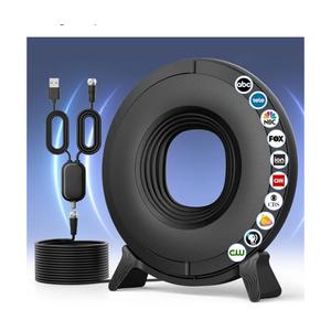 TV Antenna Indoor for Local Channels, 2025 Long Range Antenna for Smart TV 360° Reception,Digital TV Antennas for All Smart/Old TVs, Supports 4K 1080P HD VHF UHF