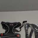 No Pull Dog Harness Adjustable Reflective Oxford Easy Control Medium Large Dog Harness with A Free Heavy Duty 5ft Dog Leash, L