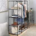 Whitmor Modern Industrial Freestanding Closet Organizer
