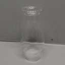 Oil Lamp Chimney Replacement,3 Inch x 8 Inch Kerosene Lamp Globe,Clear Glass Oil Lamp Globe, Crimped Top Hurricane Lamp Shade Cover,Glass Chimney for Oil Lamps(1 Pack)