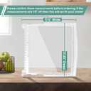 MONST W10276348, WPW10276348, W10276344, 2309524, 2312014 Glass Shelf Compatible with Whirlpool, Kenmore, maytag, Amana, Crosley, etc, Refrigerator (Some Models), Part Number : AP6018411, PS11751713