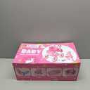 Unicorn Baby Doll Stroller Set with 11'' Baby Doll, Foldable Doll Stroller, Playpen, Dining Chair and 24 PCS Baby Doll Accessories, Doll Playset Toy for Girls Toddlers 3-5 4-6 Birthday Gifts