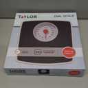 Taylor Battery Free Analog Scales for Body Weight, 330LB Capacity, Easy to Read Large 4.25-inch Dial, 10.3 x 10.6-inch Vinyl Mat Platform, Black