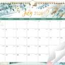 2026-2027 Calendar - Wall Calendar 2026-2027 from July 2026 to December 2027, 14.6''x11.5'', 18 Months Greenery 2027 Calendars with Large Blocks, Spiral Bound
