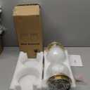 2 Pack Gold Wall Sconces Set of Two,Modern Bathroom Sconces with Milky Globe Glass, Sconces Wall Decor Set of 2 Wall Light for Bathroom Mirror Living Room Hallway (Bulbs not Included)