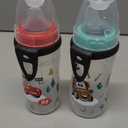 NUK Active Sippy Cup, 10 oz, 2 Pack, Disney's Cars, Lightning McQueen, BPA-Free, Spill-Proof, Transition Cup