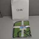 Qeils Reusable Dog Pee Pads, 2 Pack Super Absorbent & Leakproof Washable Puppy Pads with Soft Green Top Layer, for Potty Training, Crates, Couch, Car Seats & Pet Beds, 18"x24"