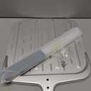 Professional 12-Inch Perforated Aluminum Pizza Peel - Metal Pizza Paddle Spatula with Silicone Handle for Launching, Turning & Retrieving - For Home Kitchens & Outdoor Ovens