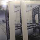 VCK 24x36 Inch Solid Wood Poster Frames with Wall Mounting Hanging Picture Frame White 3 Pack