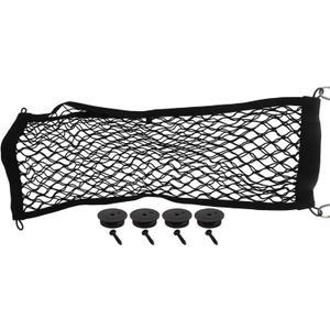 ABS Plastic Frame Car Storage Net Bag Phone Car Mesh Net Holder RV Storage Boat Cargo Pocket Organizer Oversized Frame Mesh Bag with Screws