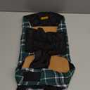 Kuoser Waterproof Dog Coat, Reversible Dog Jacket for Medium Dogs, Adjustable Durable Doggie Winter Coat Warm Puppy Cold Weather Apparel from Small to Large Breed, Green M (Medium (Pack of 1))