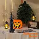 2 x Gothic Halloween Resin Figurine, Retro Magician Decor Dark Fantasy Ornament, Enchanting Witch Statue, Resin Hand-Painted Enchanting Witch Statue