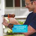 BLACK+DECKER 12V MAX Cordless Drill/Driver, Battery and Charger Included (BDCDD12C)