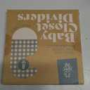 Baby Closet Dividers - Blue Baby Clothes Organizer for Nursery Decor, Storage & Organization - 8 Size Closet Dividers for Hanging Clothes, Gender Neutral Nursery Must Haves & Essentials