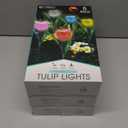 Bytech 5-Pack Solar Powered Tulip Stake 3 Pack