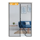 Yotache Magnetic Screen Door Fits Door Size 38 x 83" Upgraded Anti-Tearing Fiberglass Mesh French Door Screens with Magnets Black