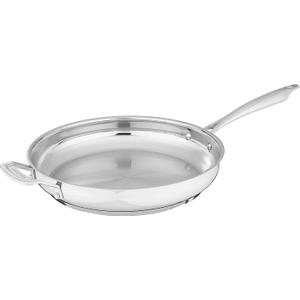 Cuisinart Professional Stainless Skillet with Helper, 12-Inch Cuisinart Professional Stainless Skillet with Helper, 12-Inch