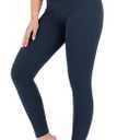 Nirlon Womens Leggings High Waisted Workout Leggings for Women Tummy Control, Graphite, Size L
