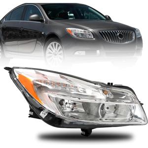 munirater Headlight Assembly Replacement for Re-gal 2011 2012 2013 Right Headlamp Passenger Side 22794766
