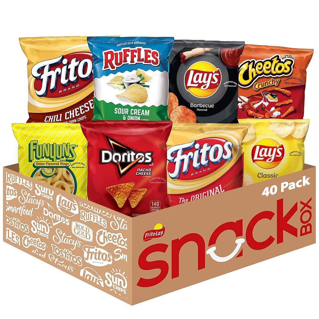 Frito-Lay Variety Packs, Party Mix, Single Serve Bags, 2.41 Pounds (40 Pack) (EXP 08/25/26)