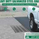 12x12in Driveway Catch Basin with Galvanized Steel Grate