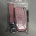 Key Fob Cover for Ford - Premium Soft TPU Shell Full Protection Case with Keychain, Fits Bronco Sport Maverick Ranger Explorer Expedition Escape Edge Mustang F150 F250 F350 Fusion, Pink 4-Button