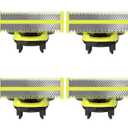 4-Pack replacement blades, compatible with Norelco One blades Suitable Spare Blades QP210/80 QP2515 QP2520 QP2630 QP2834 QP6510/31