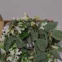 Pinkpum 20'' Eucalyptus Wreath for Front Door, Porch, Window - Green Decor for Home, Farmhouse - Spring, Summer, Fall, All Seasons (White)