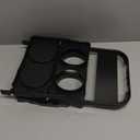 Portable Drink Carrier,Reusable Beer Bottle Coffee Cup Holder,Beer Bottle Drink Caddy for Delivery,4 Holes Cup Holders with Handle for Catering Restaurant Travel Car,Black