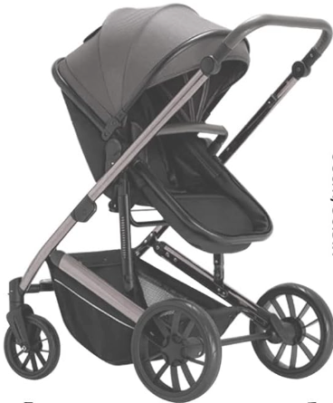 5 in 1 Baby Stroller, Convertible Bassinet Pushchair for Infants and Newborns 0-36 Months