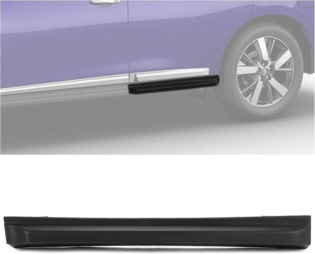 HECASA Lower Door Molding Compatible with 2013-2016 Nissan Pathfinder Replacement for 25824827 82871-9PF0A Textured Black PP Door Garnish - Rear Left Driver Side