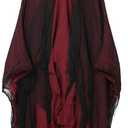 Hooked Cloak, Scary Halloween Costumes for Men, Black Cape for Adult Cosplay Props, Scream Costume for Women